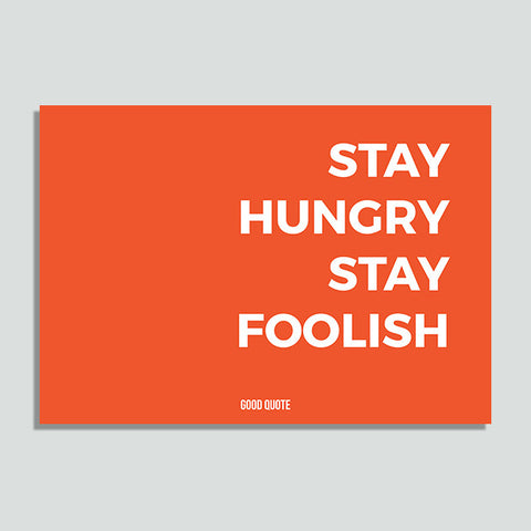 Just Colors - Stay Hungry Stay Foolish