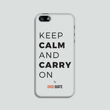 Keep calm and carry on - Phone case