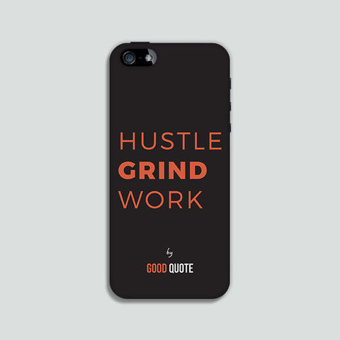 Hustle grind work - Phone case