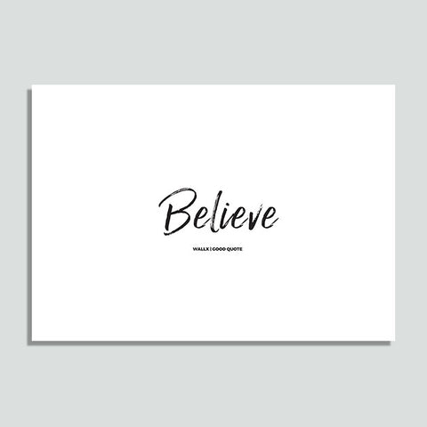 WallX - Believe - Poster
