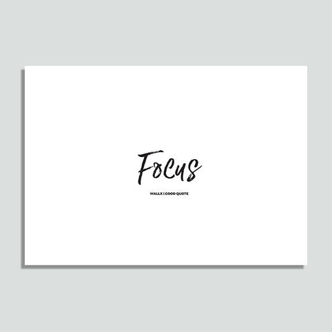 WallX - Focus - Poster